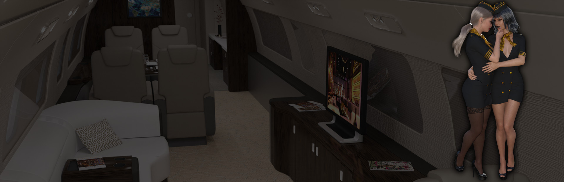 Jigsaw Novel - Naughty Stewardesses