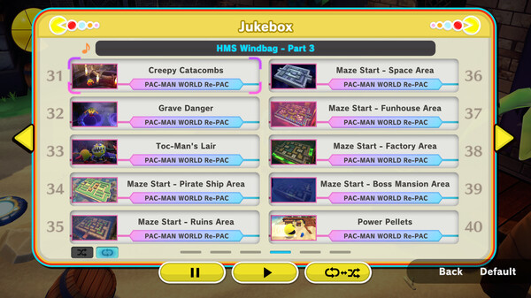 PAC-MAN WORLD Re-PAC - Jukebox