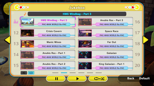 PAC-MAN WORLD Re-PAC - Jukebox