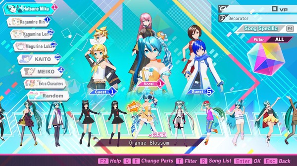 Hatsune Miku: Project DIVA Mega Mix+ Item Unlock Key