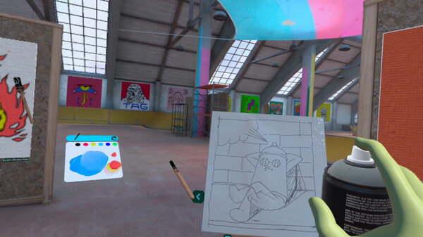 Screenshot 4 of Painting VR - final gameplay screenshot