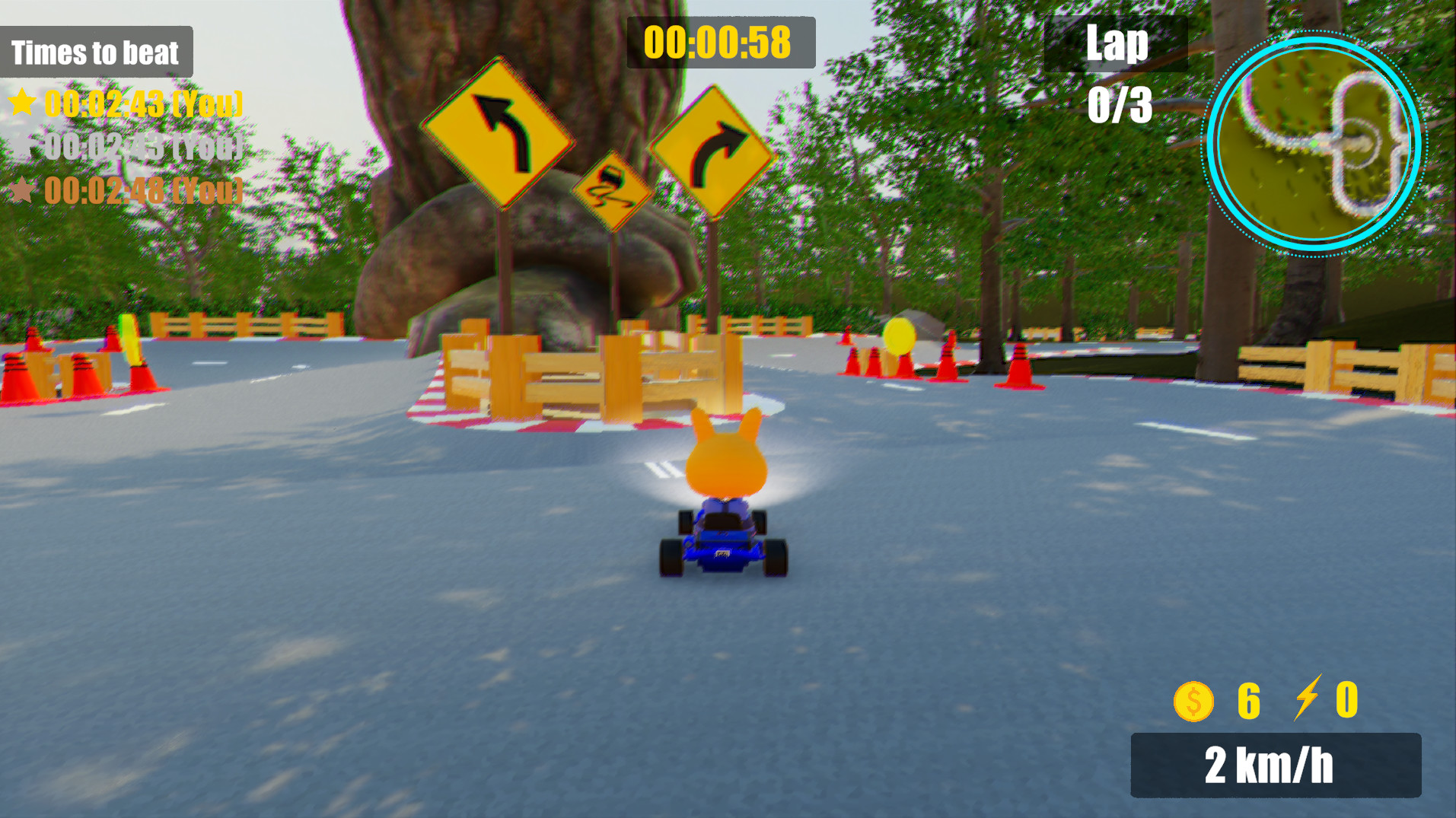 #3. Retro Karting 22 (Steam) By: ManuJoaco