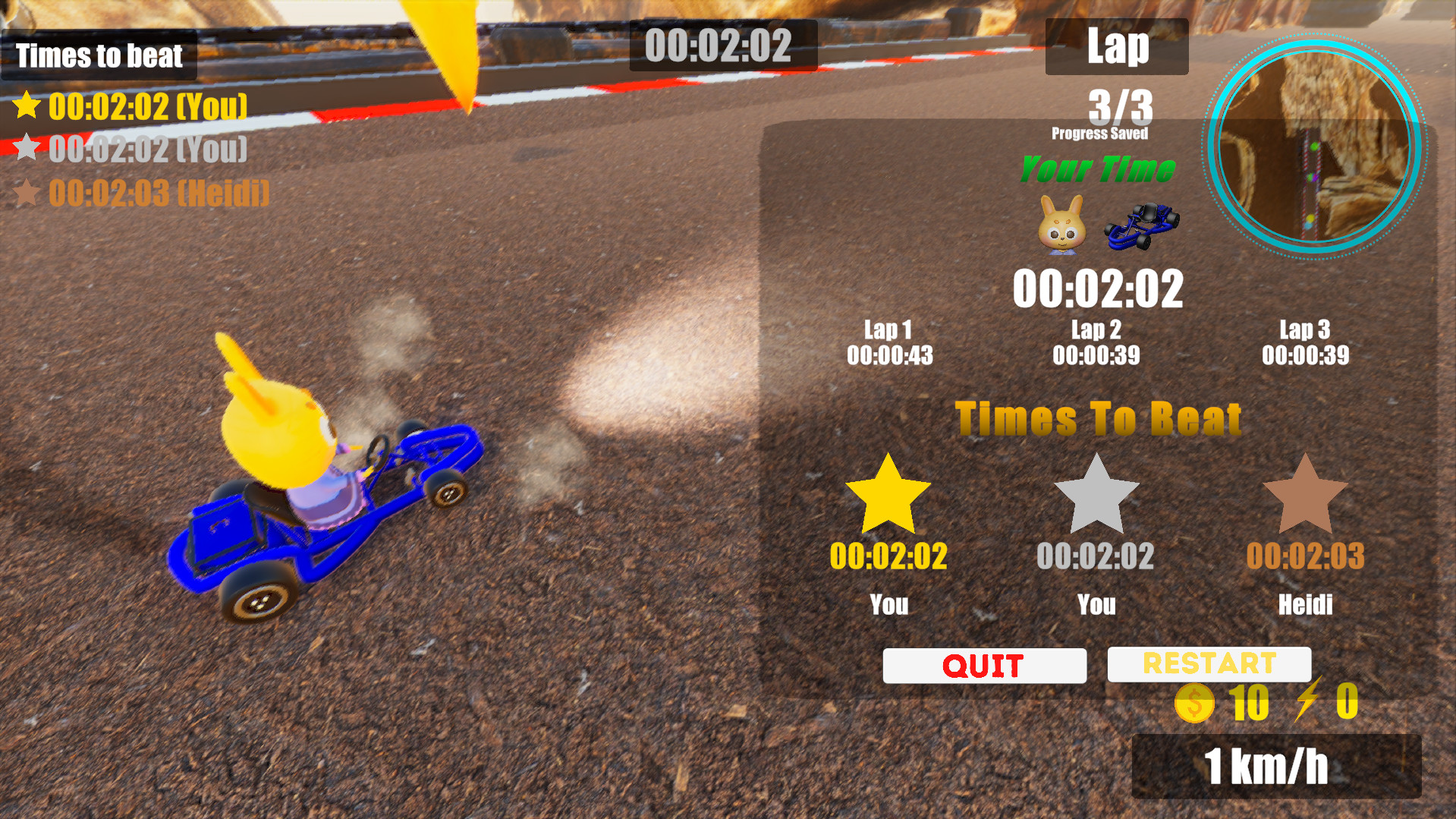 #2. Retro Karting 22 (Steam) By: ManuJoaco