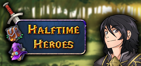 Steam header art for Halftime Heroes
