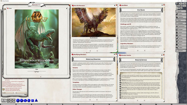 Fantasy Grounds - Level Up Monstrous Menagerie