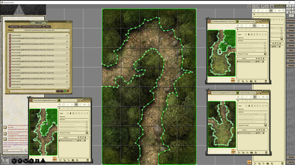 Fantasy Grounds - Pathfinder RPG - GameMastery Map Pack: Forest Trails