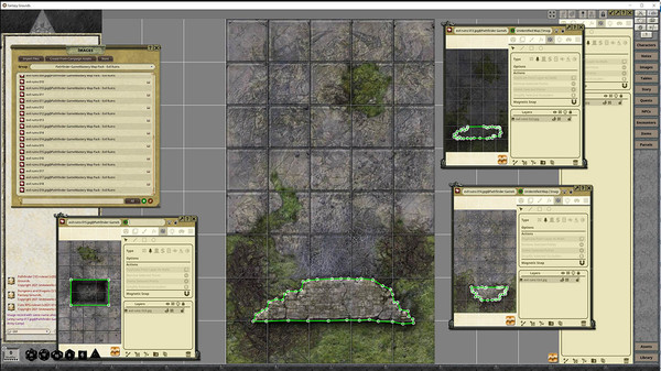 Fantasy Grounds - Pathfinder RPG - GameMastery Map Pack: Evil Ruins