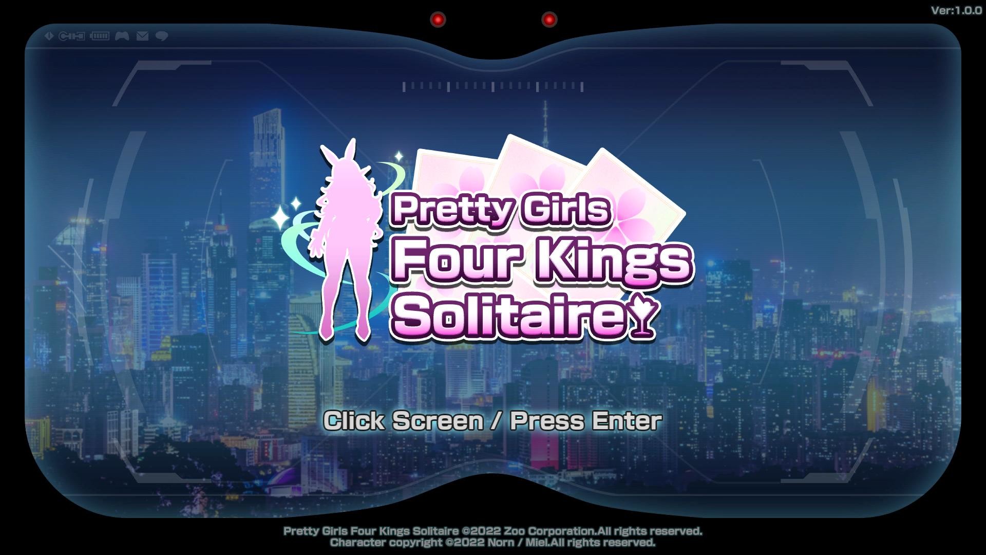 Pretty Girls Four Kings Solitaire screenshot #6