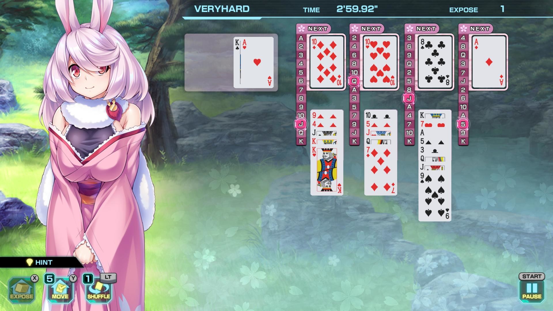 Pretty Girls Four Kings Solitaire screenshot #4
