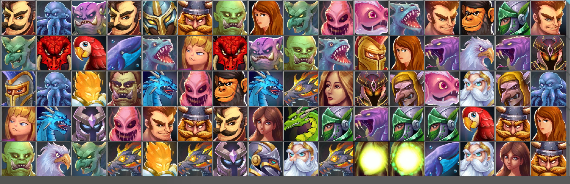 Monsters and Warriors - Onet Match Connect