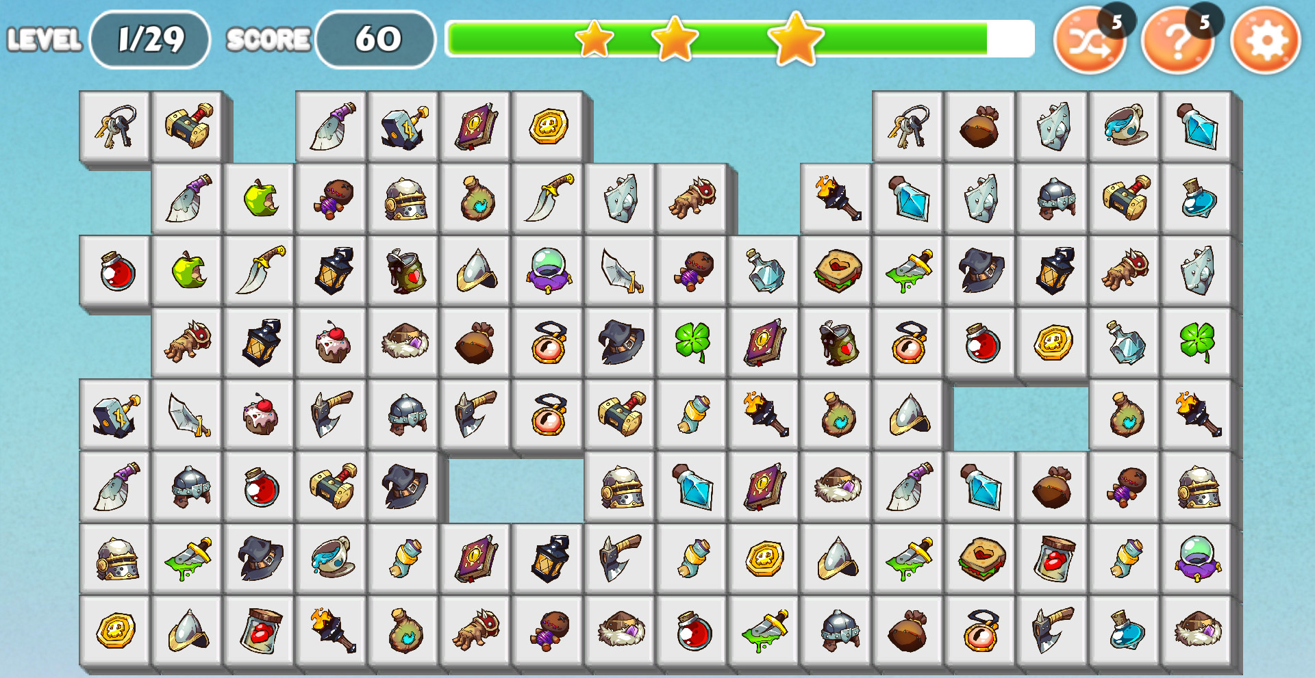 Monsters and Warriors - Onet Match Connect screenshot 2