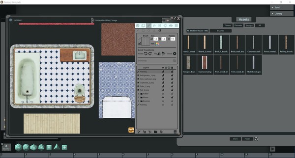 Fantasy Grounds - FG Modern House Map Pack