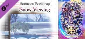Touken Ranbu Warriors - Honmaru Backdrop "Snow Viewing"