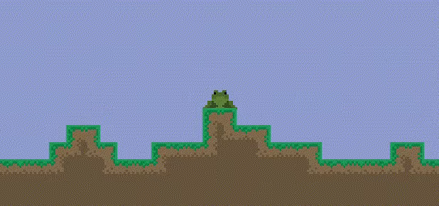 Frog Fall Down video 1