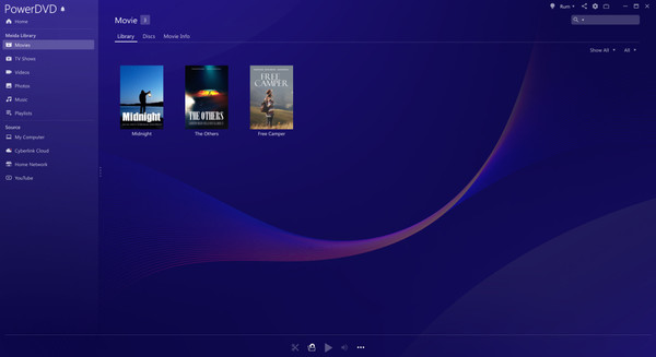 Screenshot z CyberLink PowerDVD 22 Pro Screenshot z CyberLink PowerDVD 22 Pro