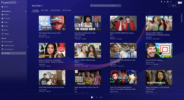 Screenshot z CyberLink PowerDVD 22 Pro Screenshot z CyberLink PowerDVD 22 Pro