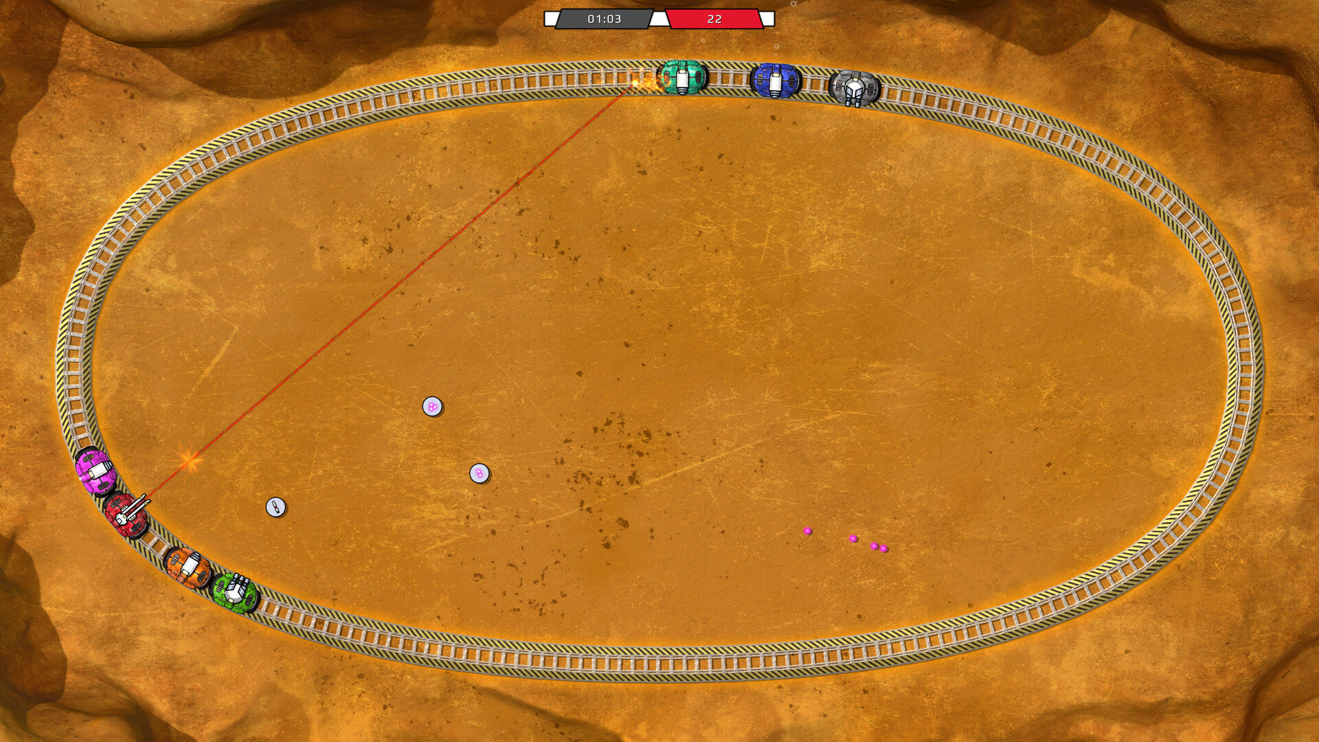 Rail Fights PC gameplay screenshot 1 of 6