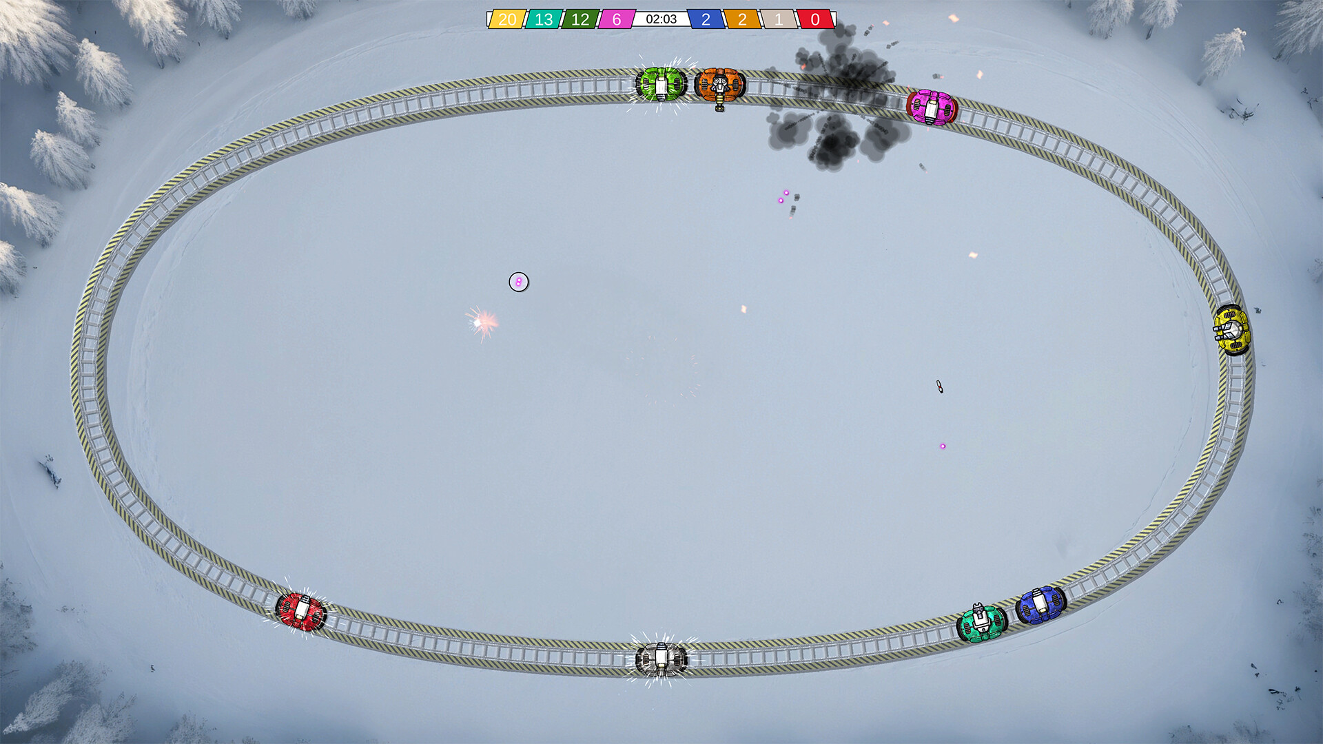 Rail Fights screenshot #3