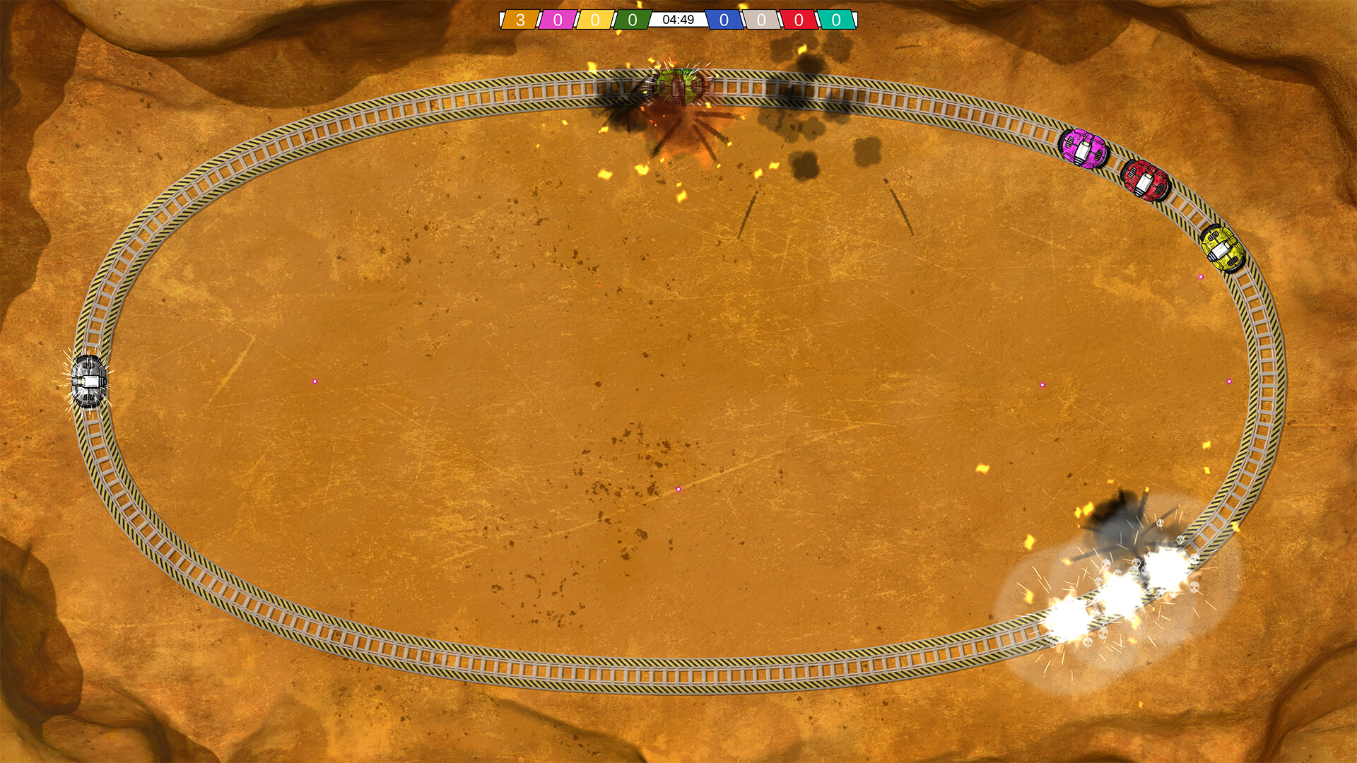 Rail Fights screenshot #2