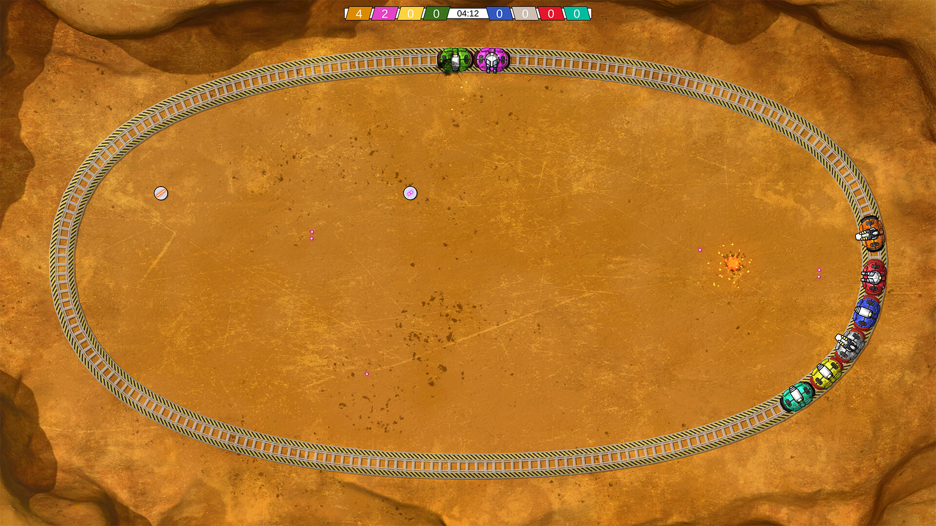 Rail Fights screenshot #4