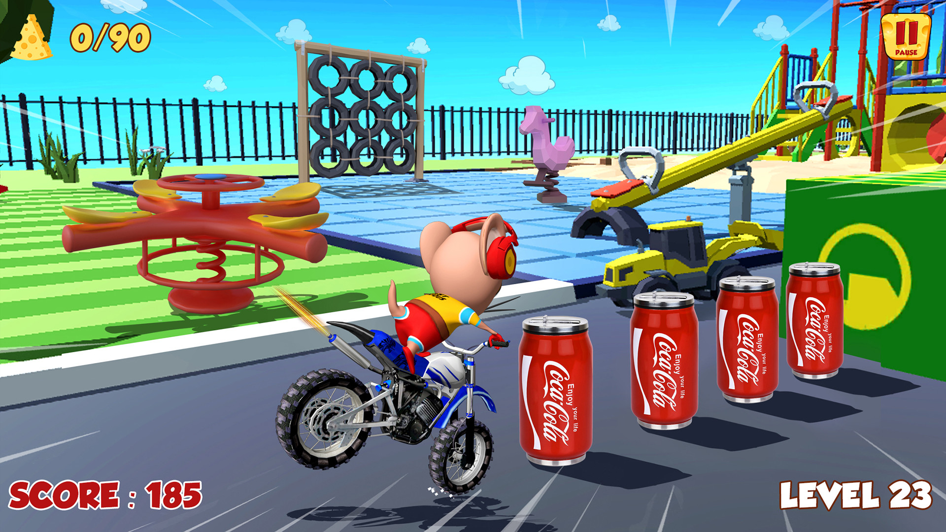 Moto Mouse Stunt Mania screenshot #2