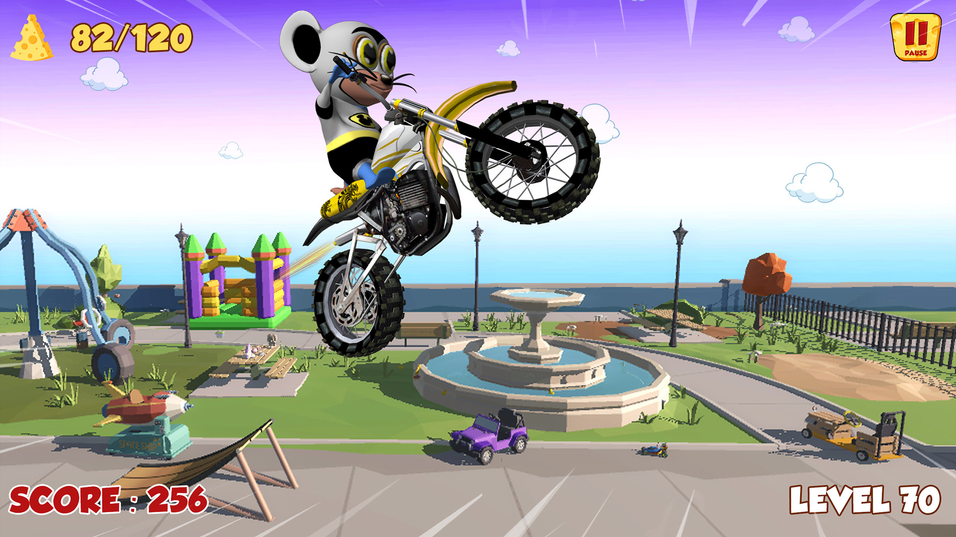 Moto Mouse Stunt Mania screenshot #4
