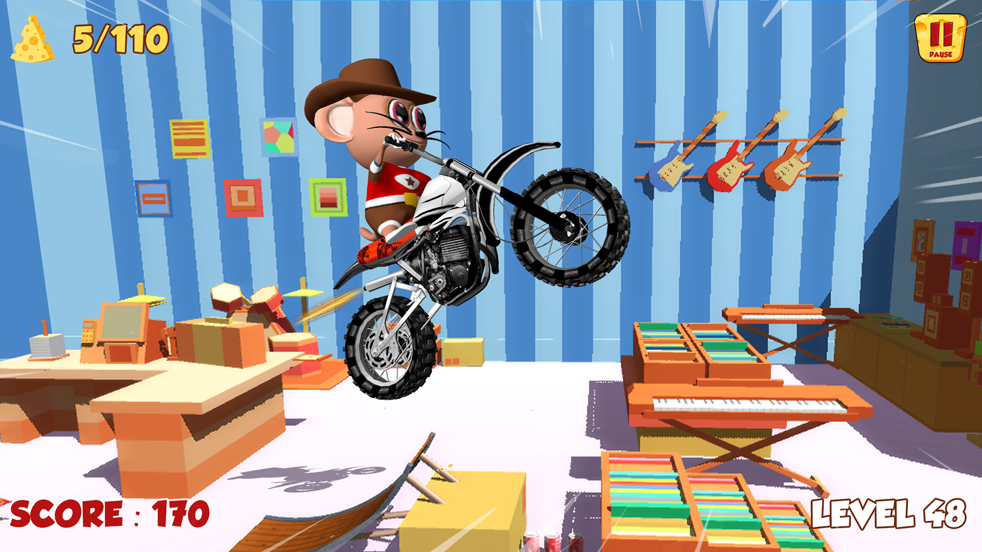 Moto Mouse Stunt Mania screenshot #1