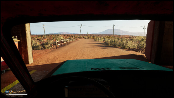 Screenshot of Drive Beyond Horizons: Prologue gameplay showing in-action mechanics