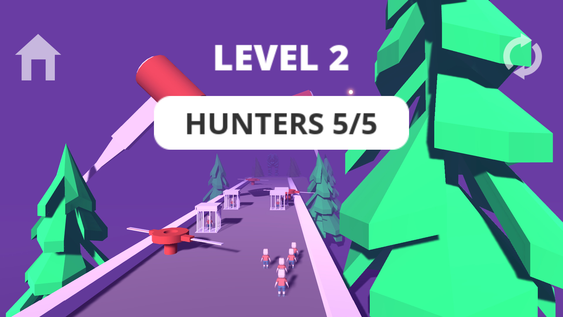 Humans vs Tigers screenshot #1