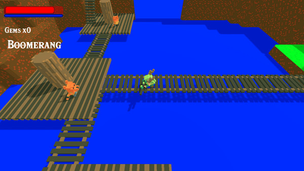 Screenshot z Voxquest: The Firebird