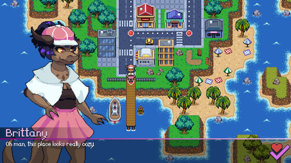 Screenshot of Dragon Sleuth Brittany gameplay showing in-action mechanics