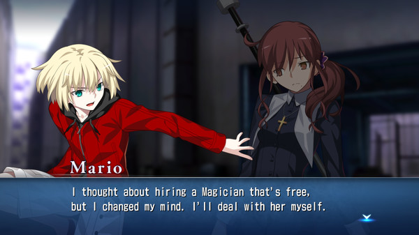 MELTY BLOOD: TYPE LUMINA - Mario Playable Character