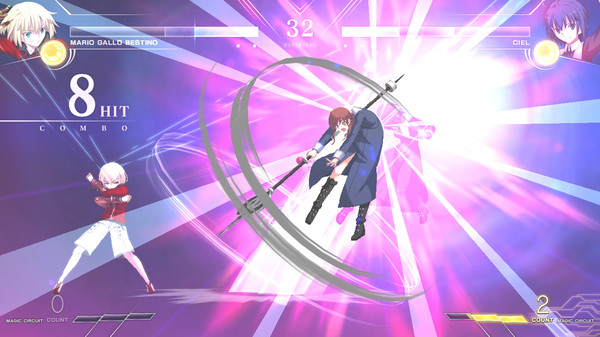 MELTY BLOOD: TYPE LUMINA - Mario Playable Character