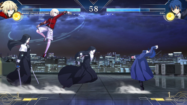 MELTY BLOOD: TYPE LUMINA - Mario Playable Character
