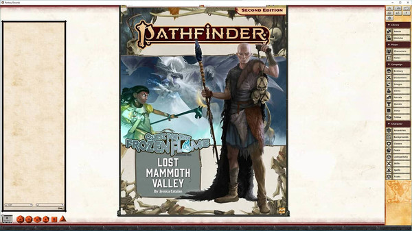 Fantasy Grounds - Pathfinder 2 RPG - Quest for the Frozen Flame AP 2: Lost Mammoth Valley