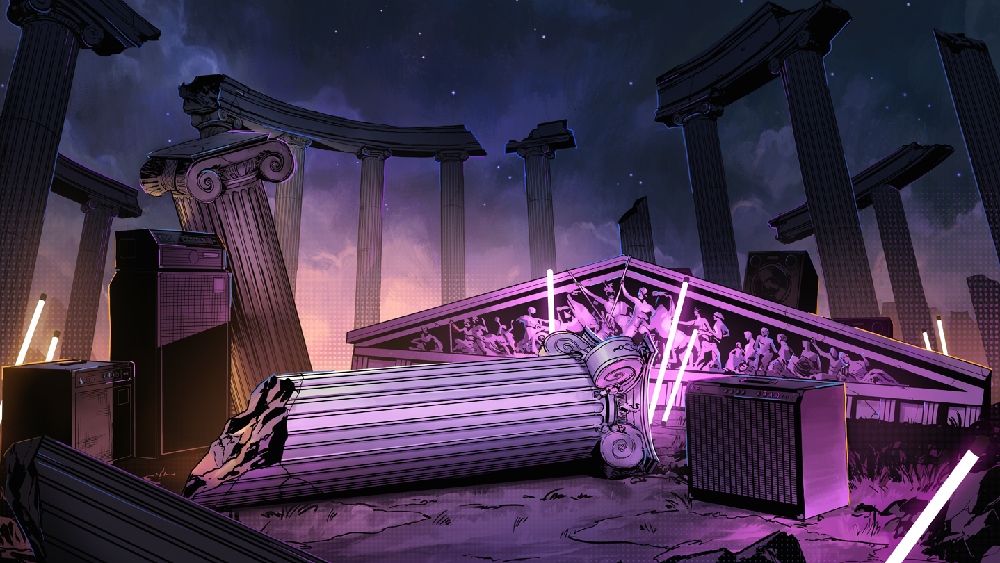 Stray Gods: The Roleplaying Musical - Imagem de Fundo do Jogo