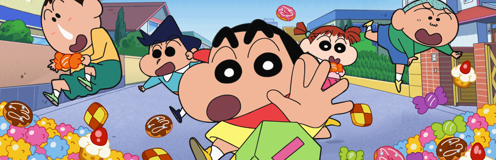 CRAYON SHINCHAN The Storm Called! FLAMING KASUKABE RUNNER!!