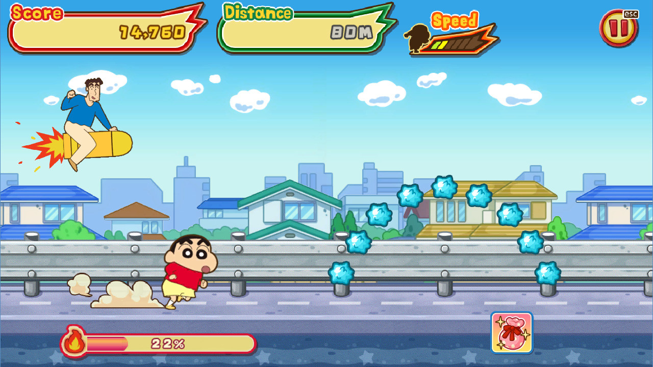 CRAYON SHINCHAN The Storm Called! FLAMING KASUKABE RUNNER!!