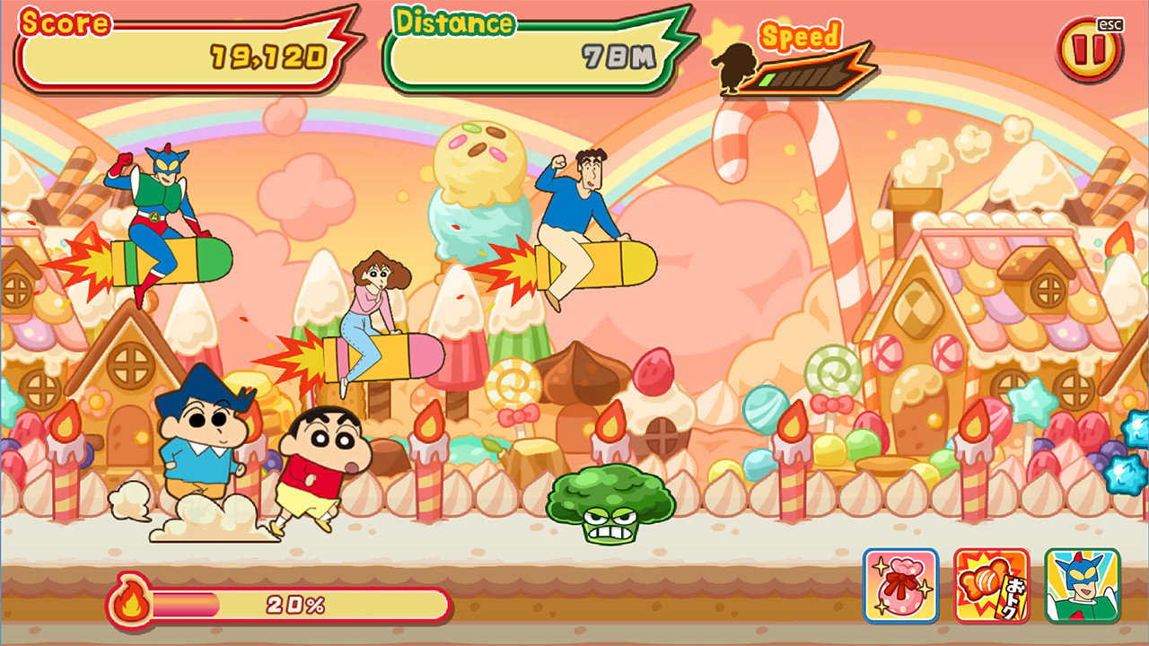 CRAYON SHINCHAN The Storm Called! FLAMING KASUKABE RUNNER!!
