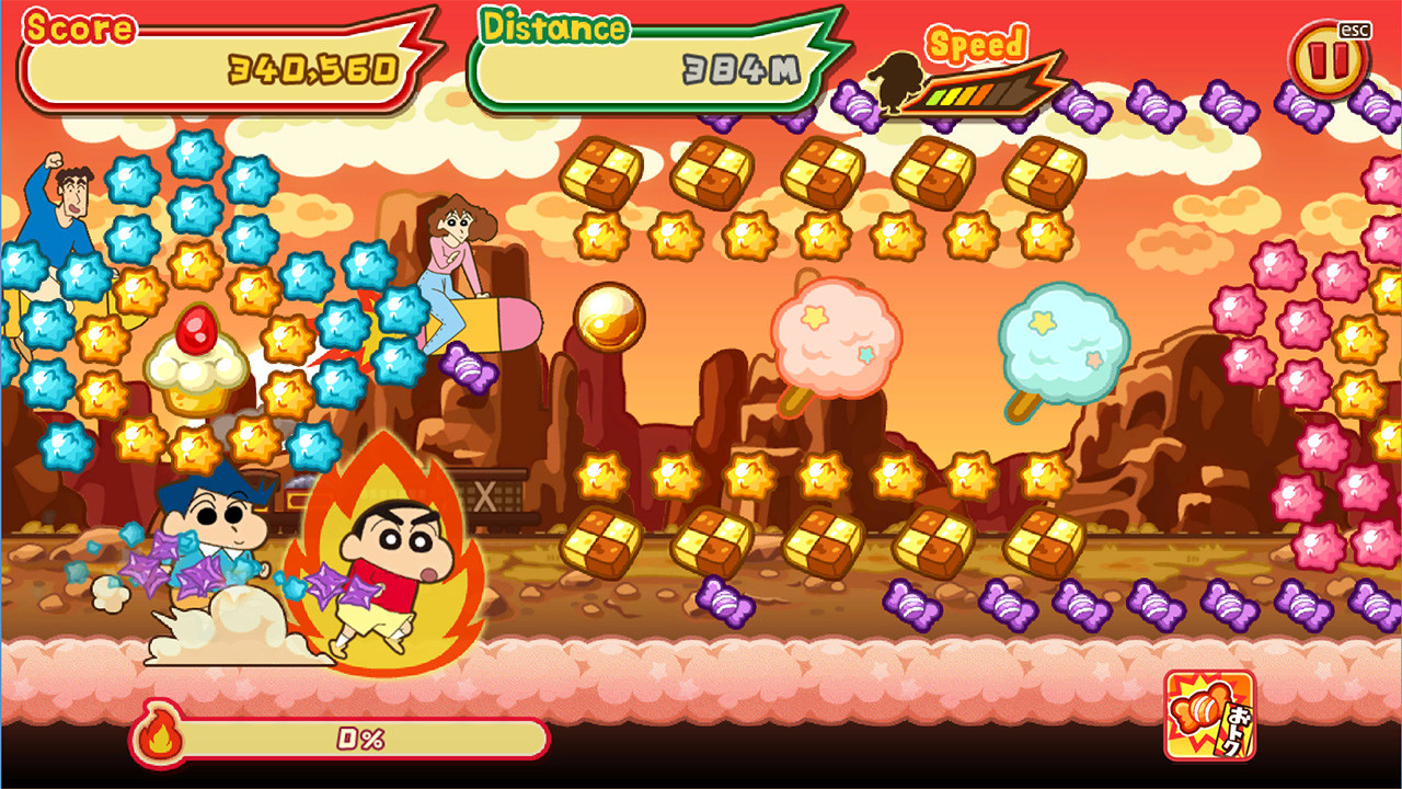 CRAYON SHINCHAN The Storm Called! FLAMING KASUKABE RUNNER!!