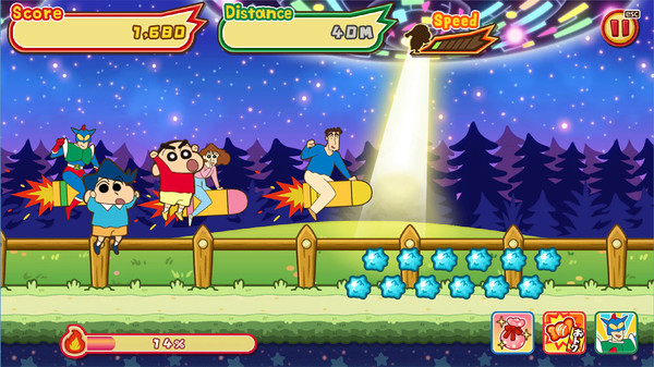 CRAYON SHINCHAN The Storm Called! FLAMING KASUKABE RUNNER!!
