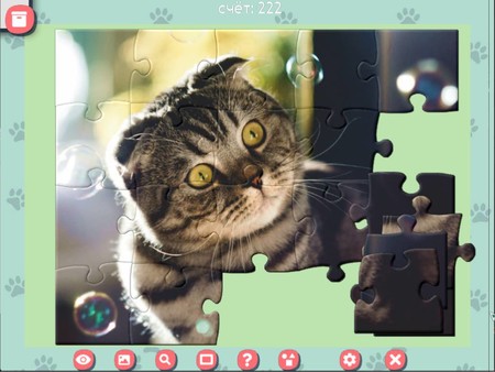 Screenshot z 1001 Jigsaw. Cute Cats