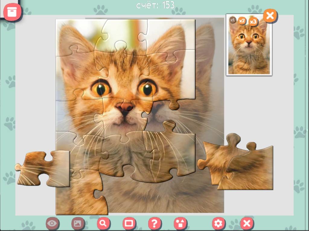 Скриншот 1001 Jigsaw. Cute Cats — кадр 6
