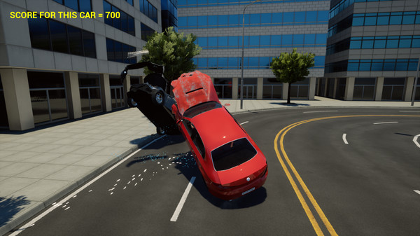 Screenshot z CRASH TEST IDIOT