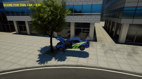 Screenshot z CRASH TEST IDIOT