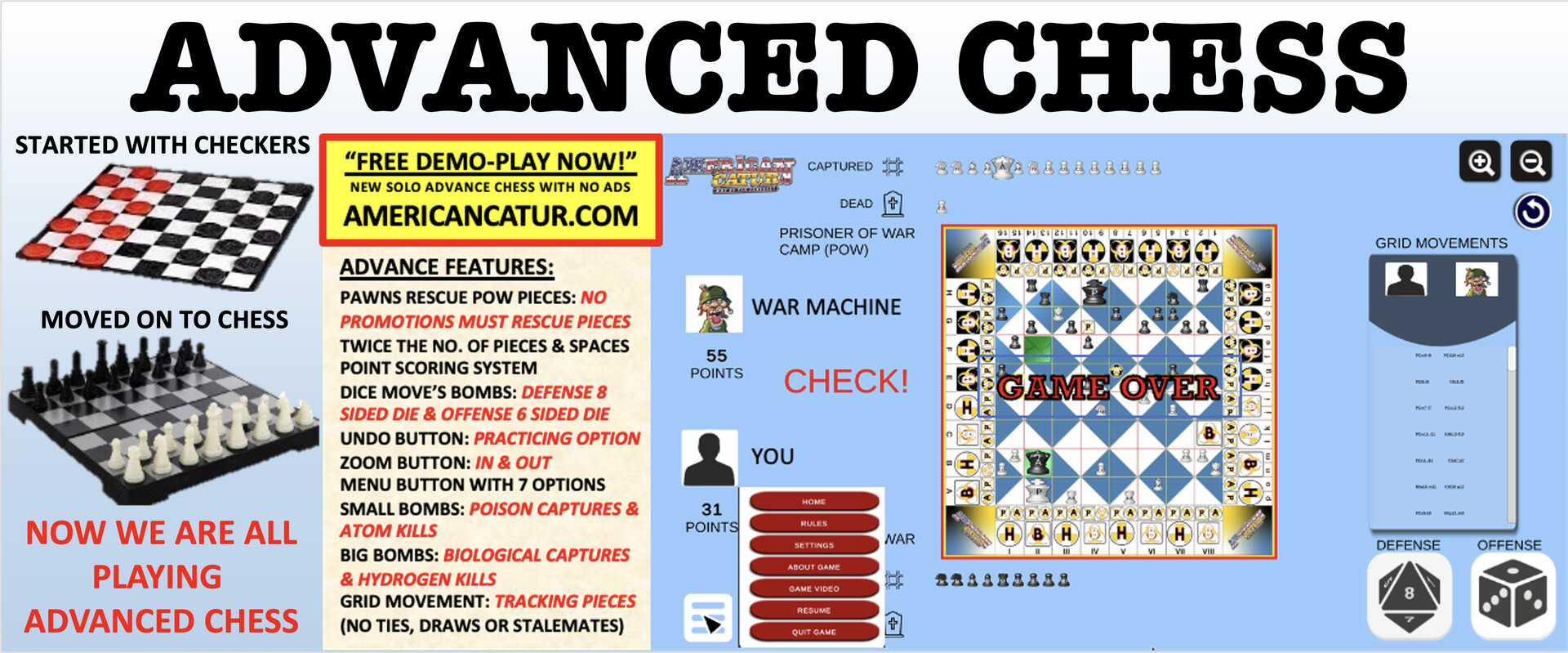 Advanced Chess/Traditional screenshot #1