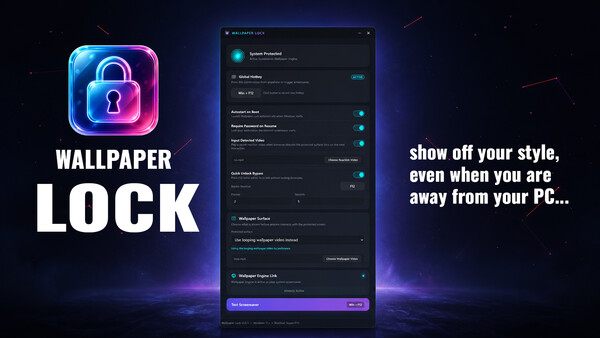 Wallpaper Lock screenshot 1