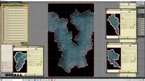 Fantasy Grounds - Pathfinder RPG - GameMastery Map Pack: Ice Cavern