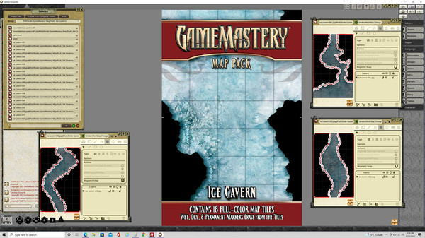Fantasy Grounds - Pathfinder RPG - GameMastery Map Pack: Ice Cavern