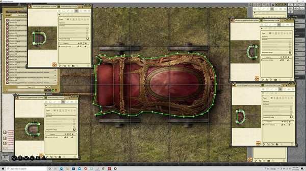 Fantasy Grounds - Pathfinder RPG - GameMastery Map Pack: Vehicles